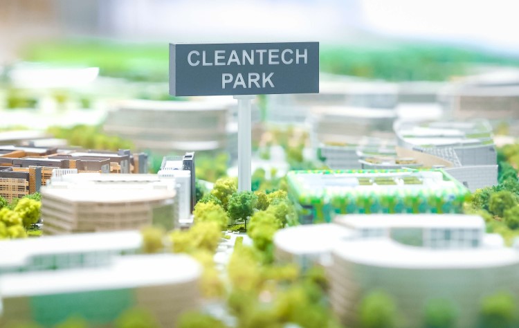 CleanTech park is one of the five precincts within industry 4.0 advanced manufacturing hub Jurong Innovation District