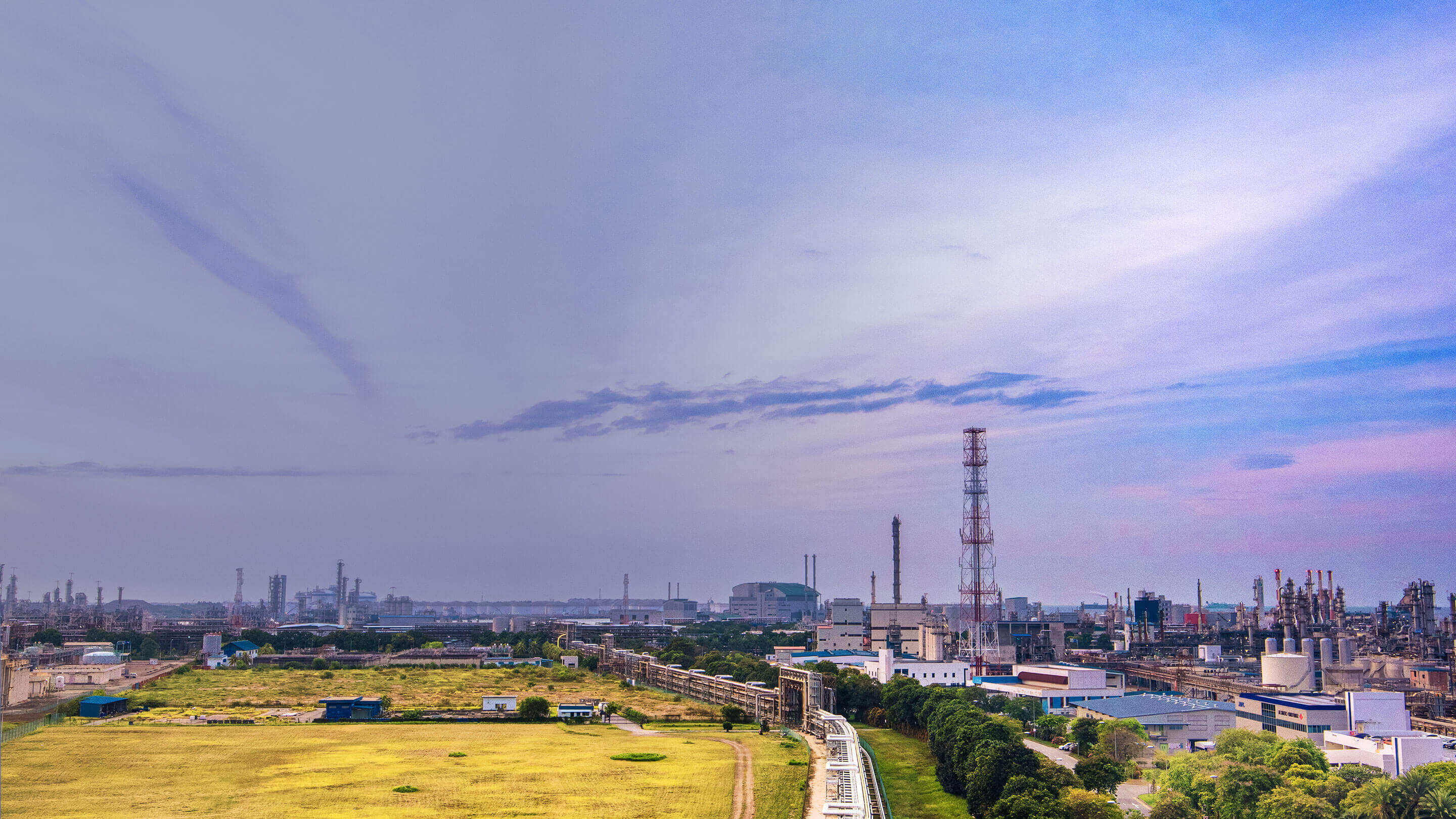 Greenery and open spaces at Jurong Island