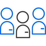 Icon of people representing professionals