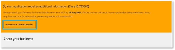 extend due date