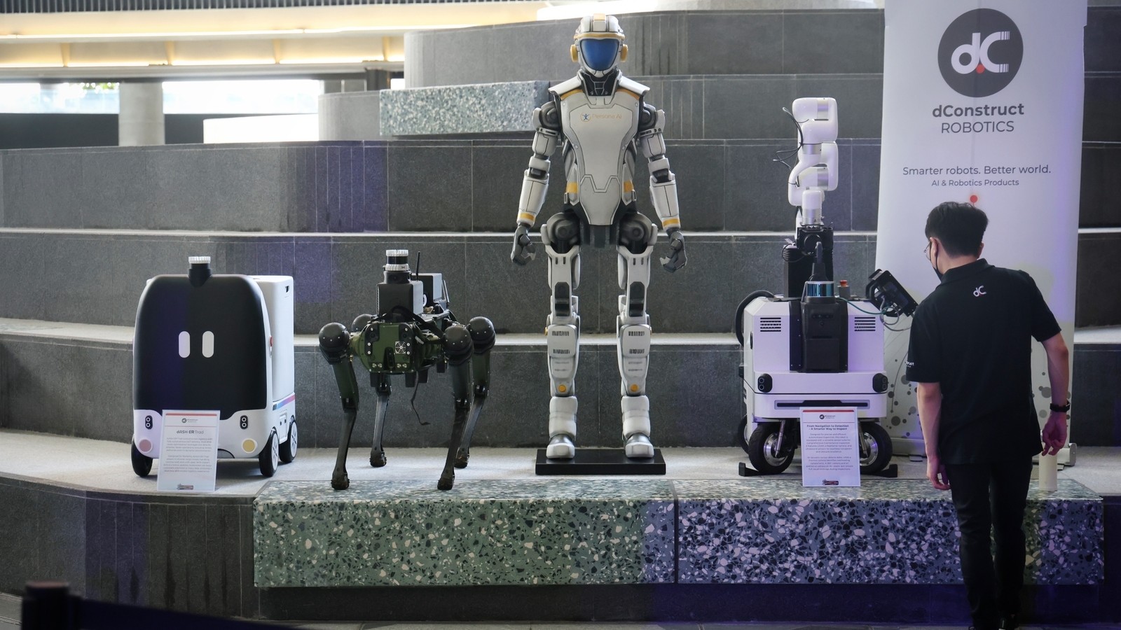 dConstruct is working on humanoid robotics under a strategic partnership with Texas-based Persona AI.