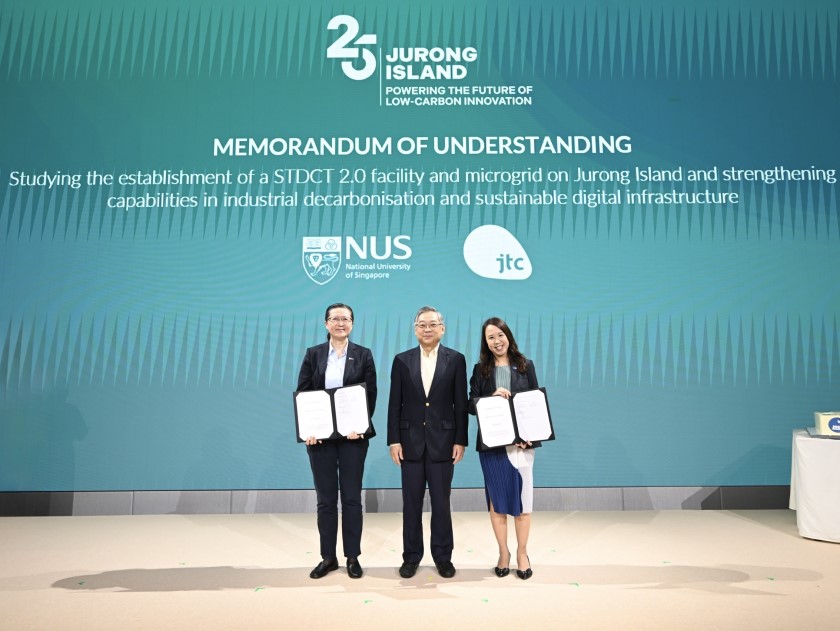 NUS and JTC join forces to power Jurong Island’s green transition.