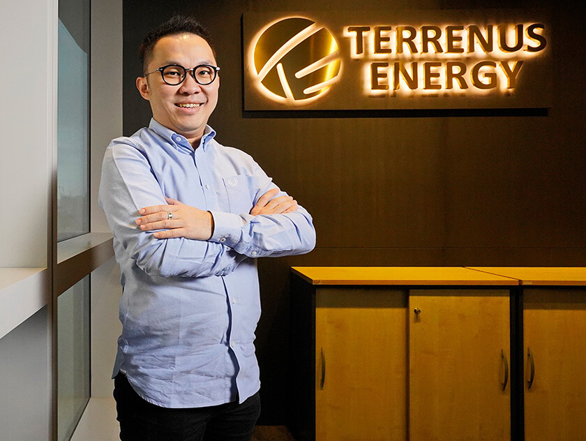 Mr Charles Wong, CEO of Terrenus Energy