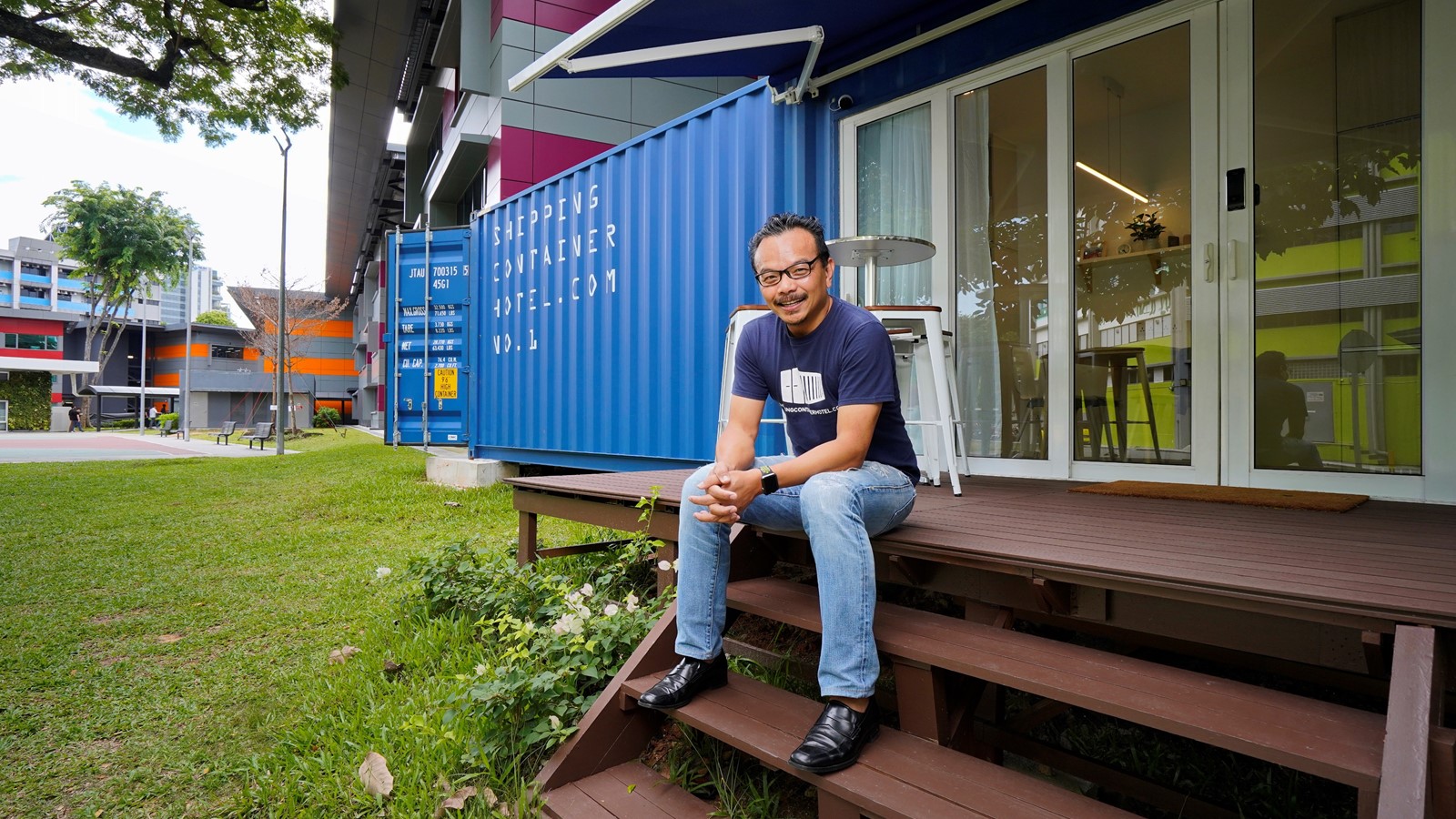 Mr Seah Liang Chiang, founder and CEO of Shipping Container Hotel