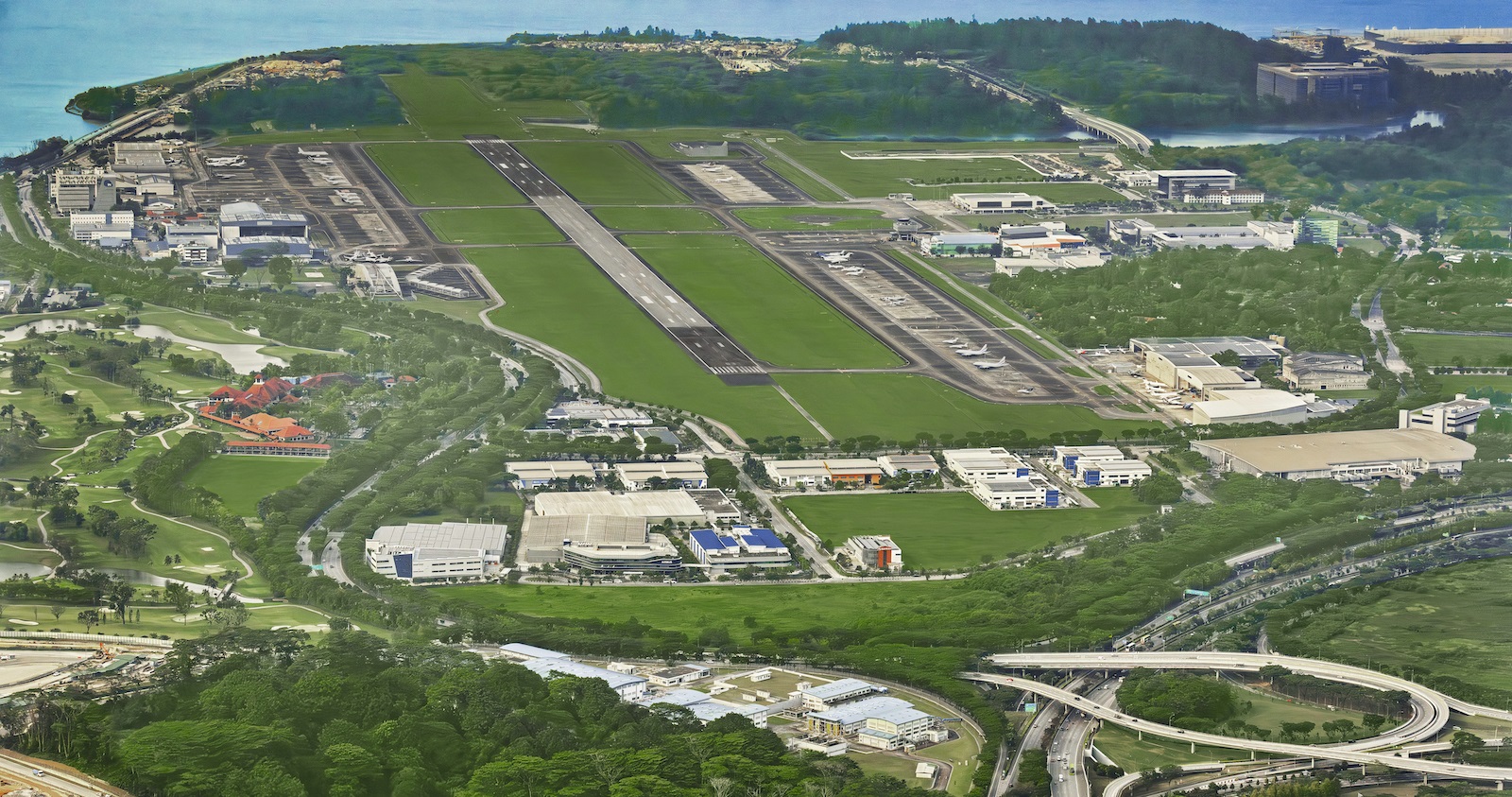 The 320-hectare Seletar Aerospace Park is home to many renowned aerospace companies, including Rolls-Royce