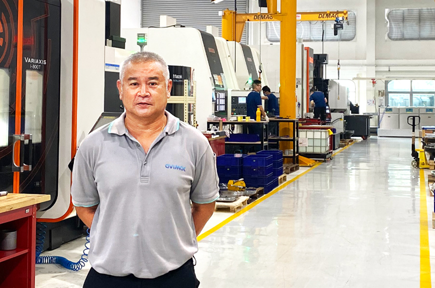 Avimac's head of production Alan Tan credits digitalisation for the increase in efficiency of his machines