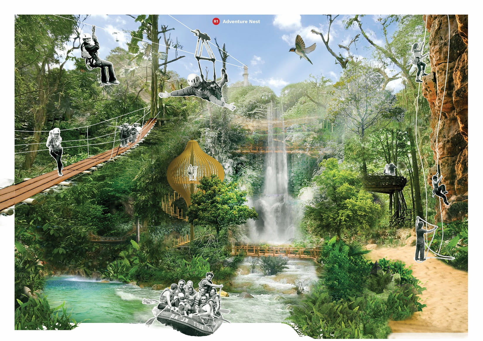 The Jurong Nest: Reimagining the former Jurong Bird Park by ZED Collective THX