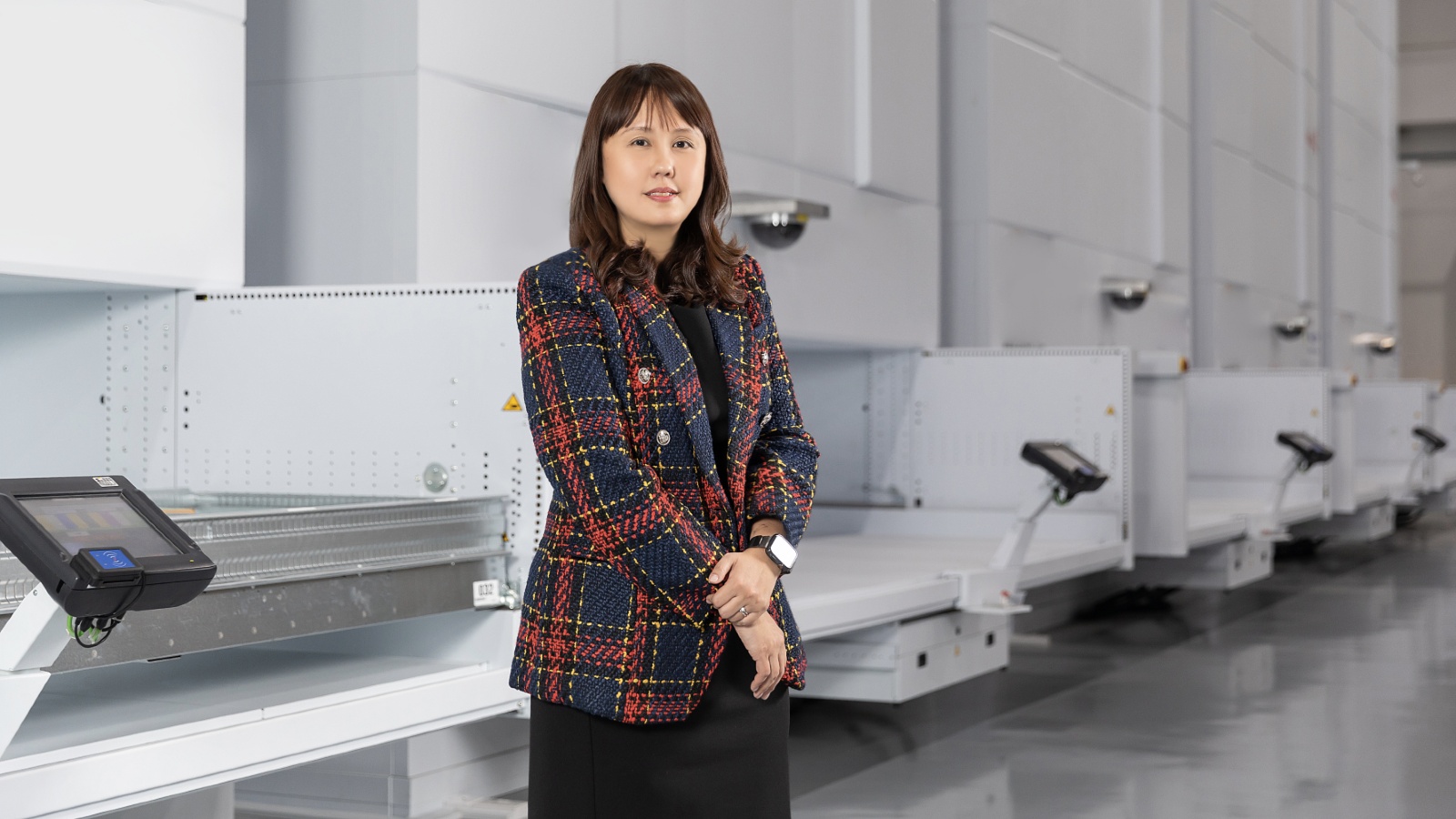 Miss Lee heads the operations at the Teckwah Logistics Centre