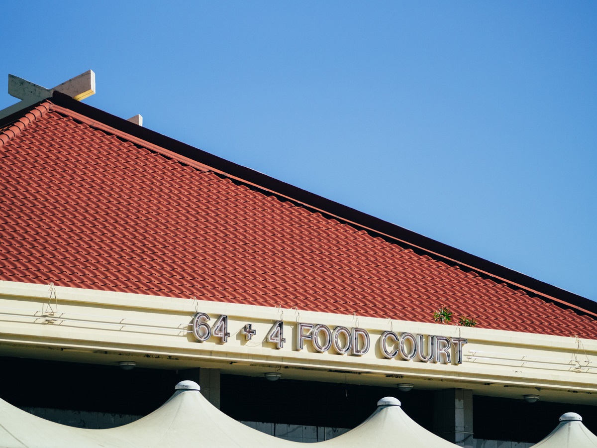 A creatively named food court in one of the industrial estates