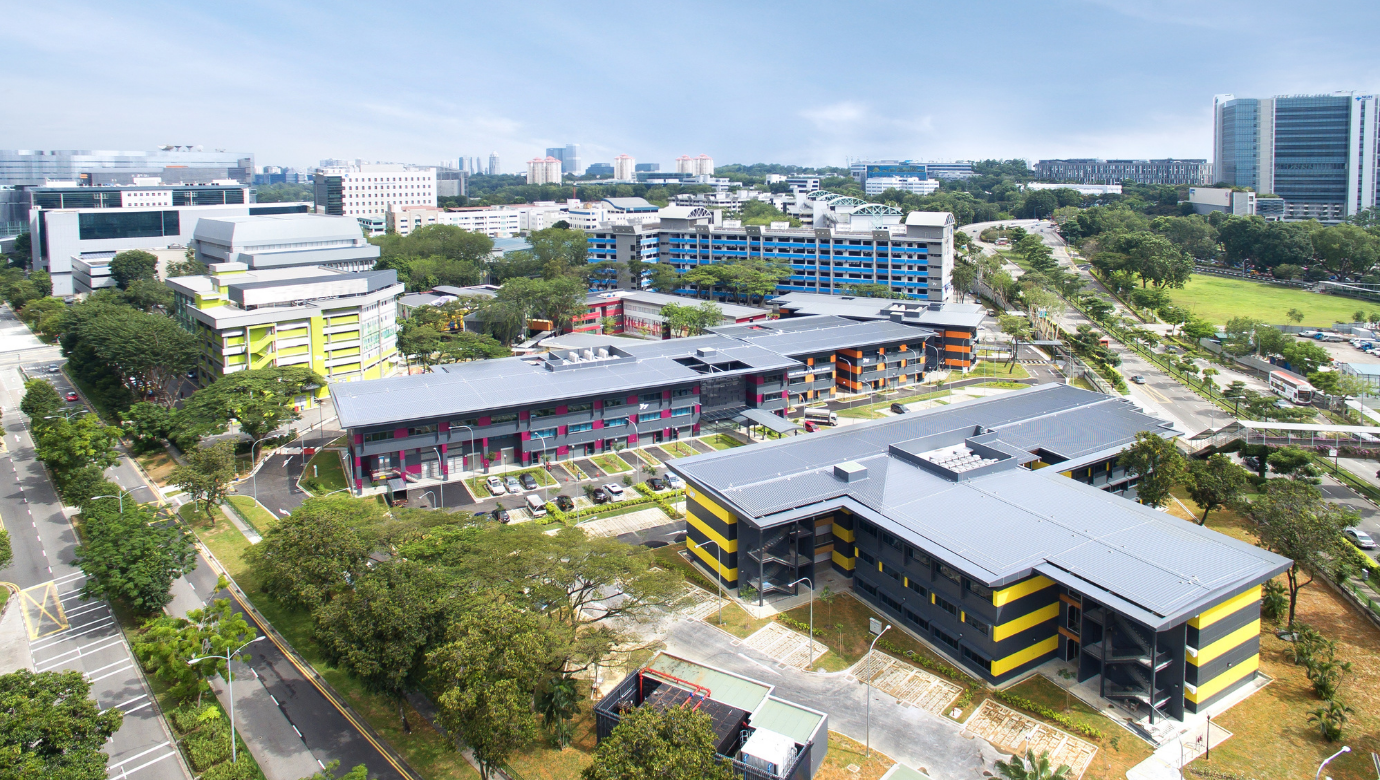 Aerial view of LaunchPad @ one-north