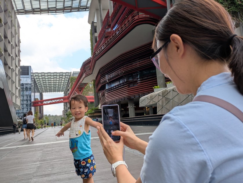 Punggol Digital District has become a sightseeing destination for Singaporeans.