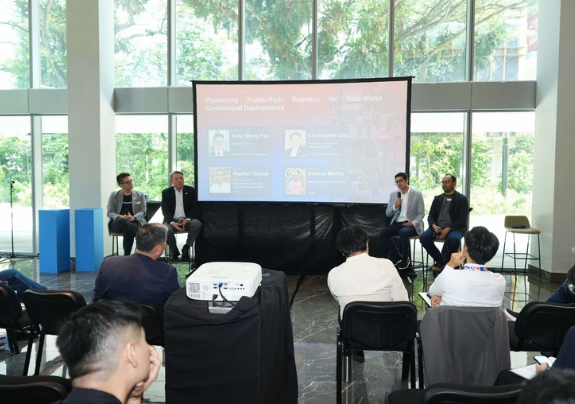 Novelty to utility: Punggol Digital District's robot economy