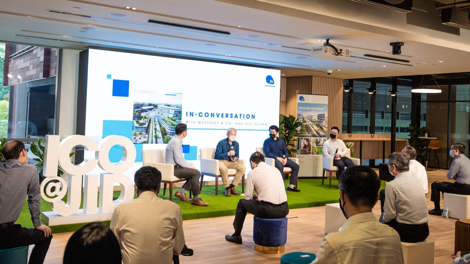 Meeting of adopters sharing Industry 40 experience at JTC Jurong Innovation District