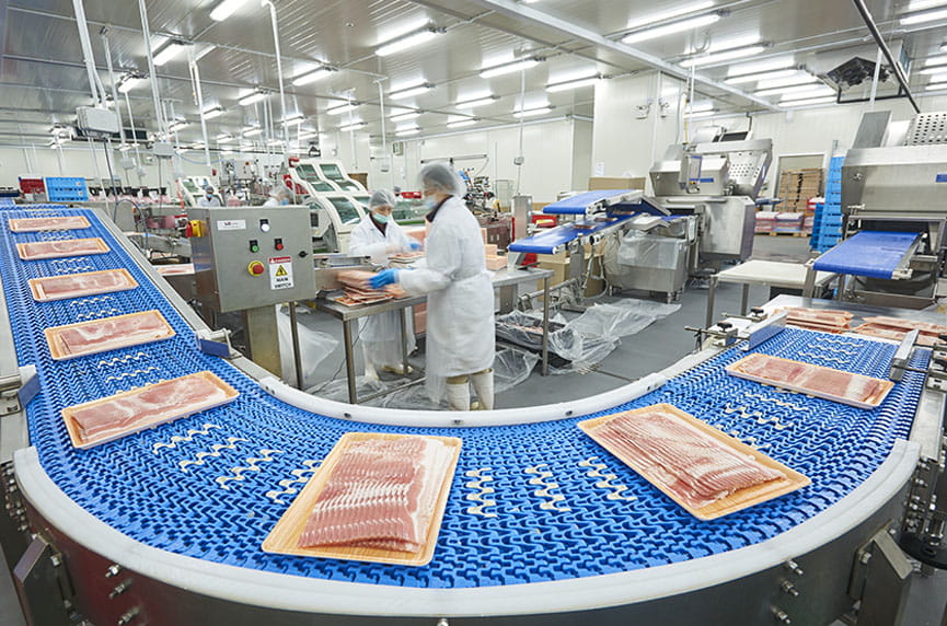 Fully automated and digitalised production plant