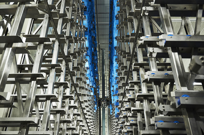 Automated crate system