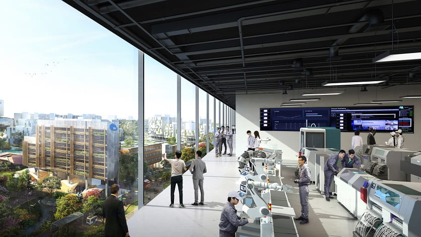 Solar panels installed on​​ Jurong Island