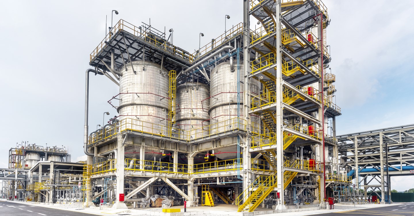 Cariflex polyisoprene latex plant on Jurong Island