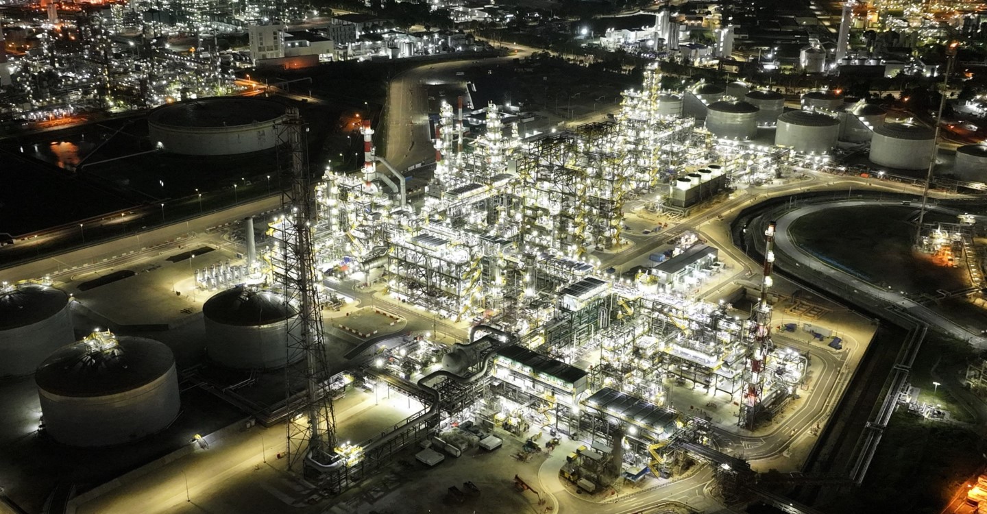 ExxonMobil resid upgrade facilities on Jurong Island
