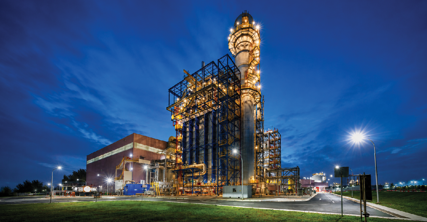 Keppel sakra cogen plant on Jurong Island