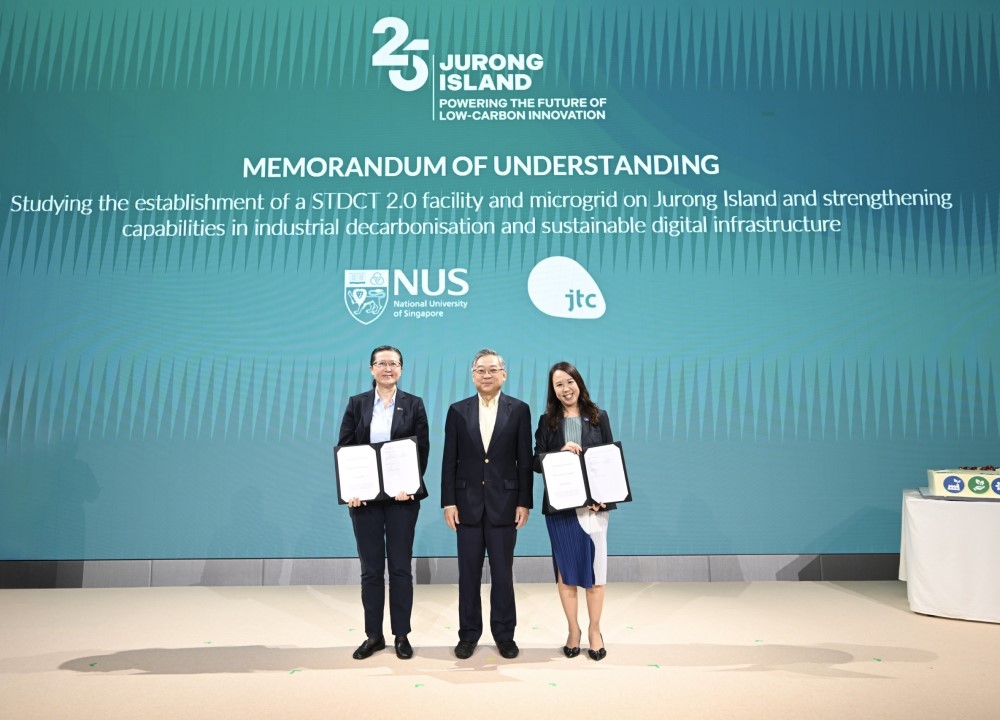 An MOU between NUS and JTC will see the two partners join forces to power Jurong Island's green transition.