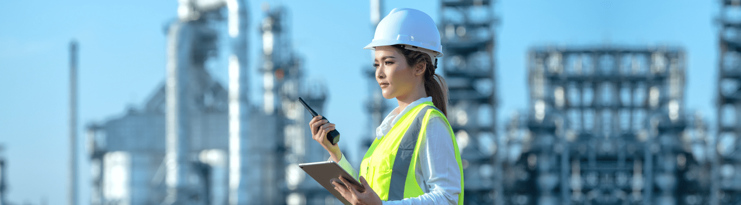 Chemical engineer at an energy and chemical site