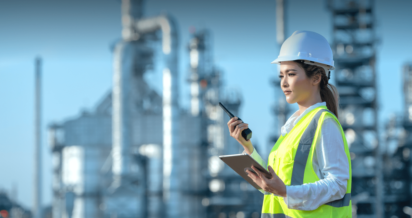 Chemical engineer at an energy and chemical site