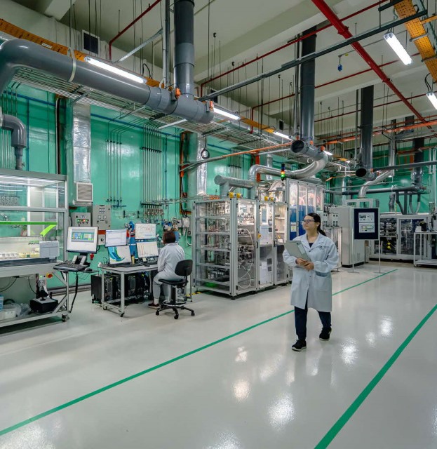 Companies and research institutes can collaborate on Jurong Island.