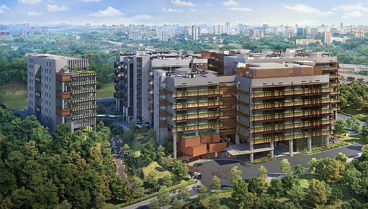 Artist’s impression of JTC CleanTech 3 at Jurong Innovation District (JID)