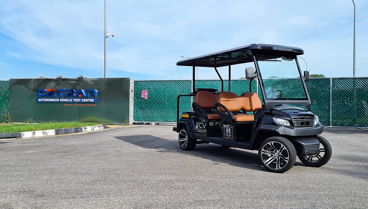 Spectronik fuel cell buggy at Jurong Innovation District