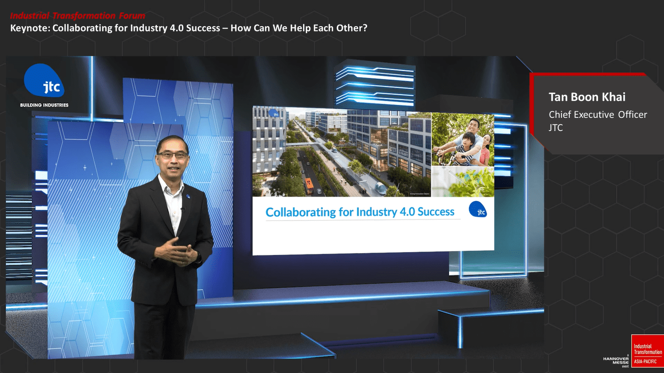 CEO of JTC Tan Boon Khai shares his thoughts at ITAP
