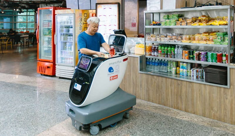 Delivery robot trials offer a glimpse of what's possible in the future. Delivery robot trials offer a glimpse of what's possible in the future.