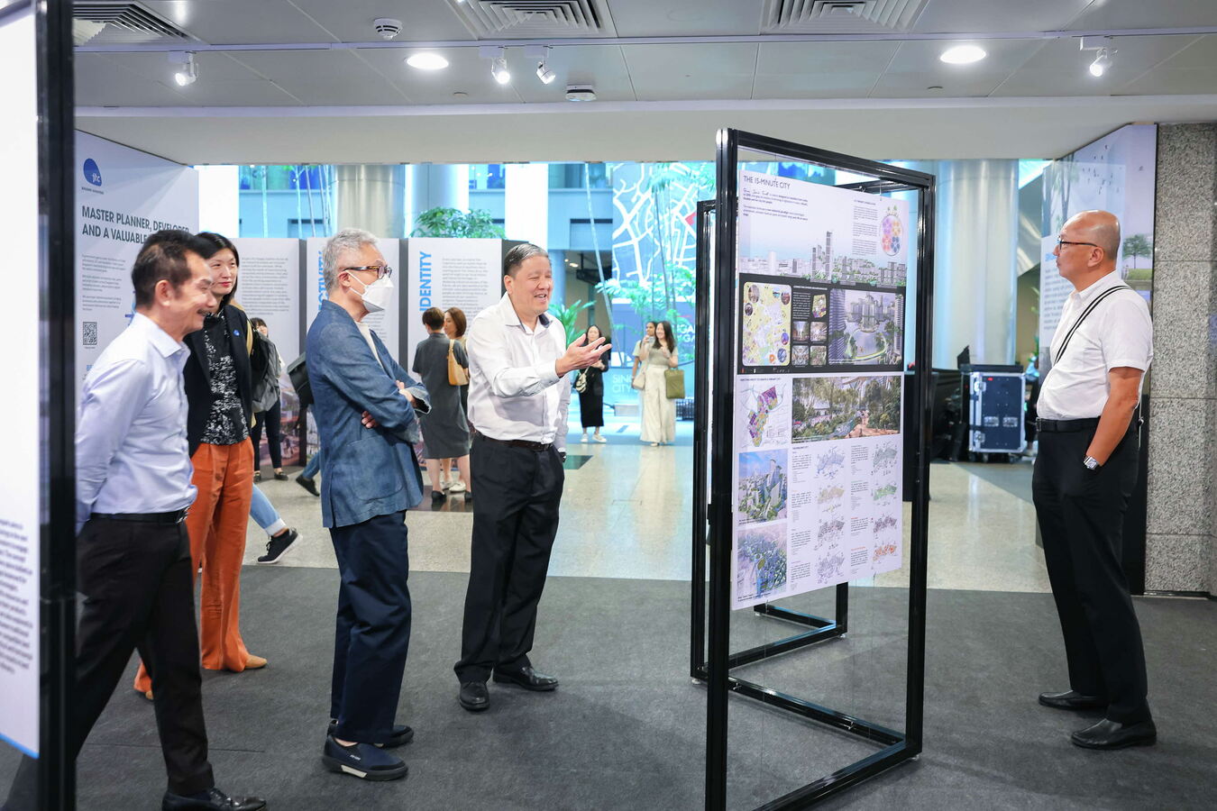 JTC set up an exhibition during Archifest 2023 to get architectural, planning and design professionals to submit ideas for vibrant industrial estates